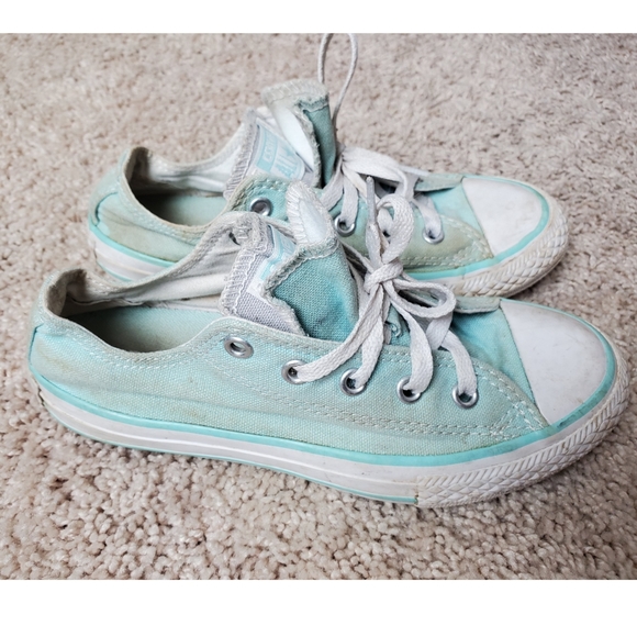 teal converse for girls
